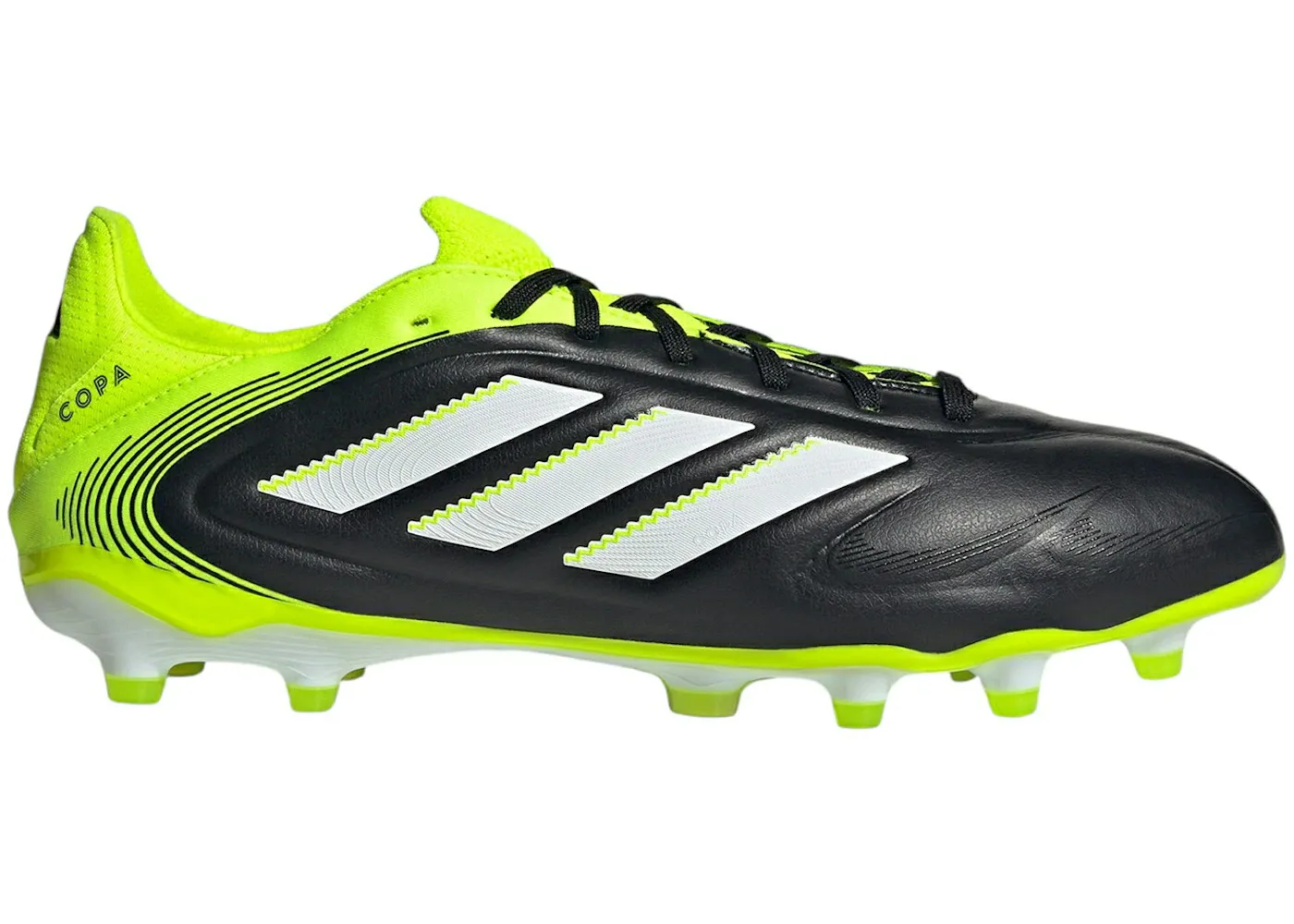 アディダス ピュア プロ コア 黒色 ブラック 白色 ホワイト スニーカー メンズ ADIDAS COPA PURE 3 PRO FG CORE BLACK CLOUD WHITE LUCID LEMON / CORE BLACK CLOUD WHITE LUCID