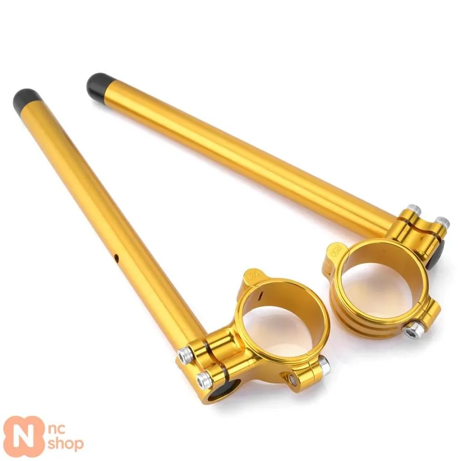 【並行輸入品】47MM レギュラー ビレットアルミ バイク ハンドルバー クリップオン ハンドルバー クリップオン ヤマハ R15 V3 YZF R3 2019-22