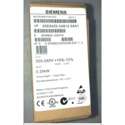 新しい 6SE6420-2AB12-5AA1 6SE6 420-2AB12-5AA1