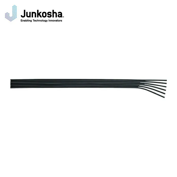 潤工社 UFF-04-2-50 フラットチューブUFF 2-4×2.5mm 50m 黒 (1巻)