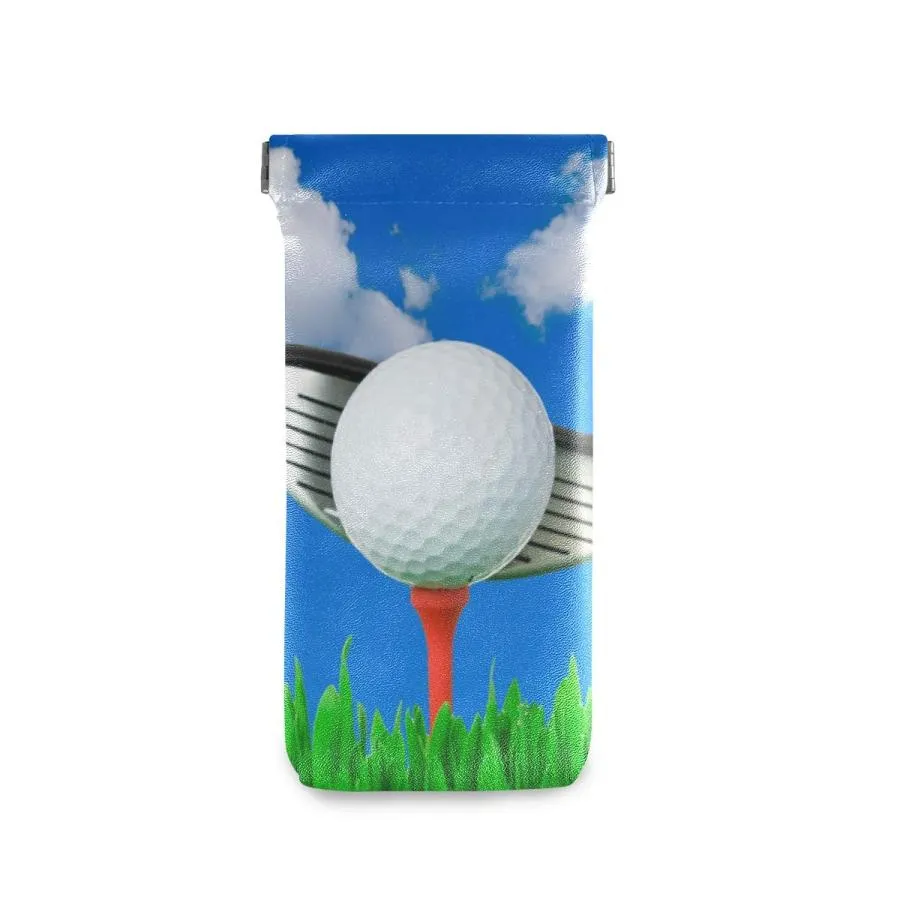 【並行輸入品】AUUXVA Sunglasses Pouch Sport Golf Ball Squeeze Top Glasses Pouc