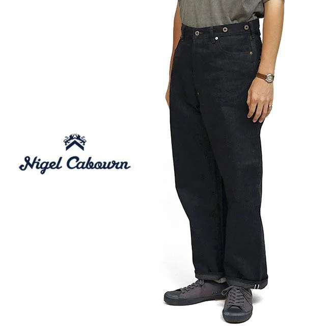 Nigel Cabourn ナイジェルケーボン RAILMAN DENIM レイルマン ブラックデニムパンツ 80500050026 ジーンズ ジーパン 黒 メンズ