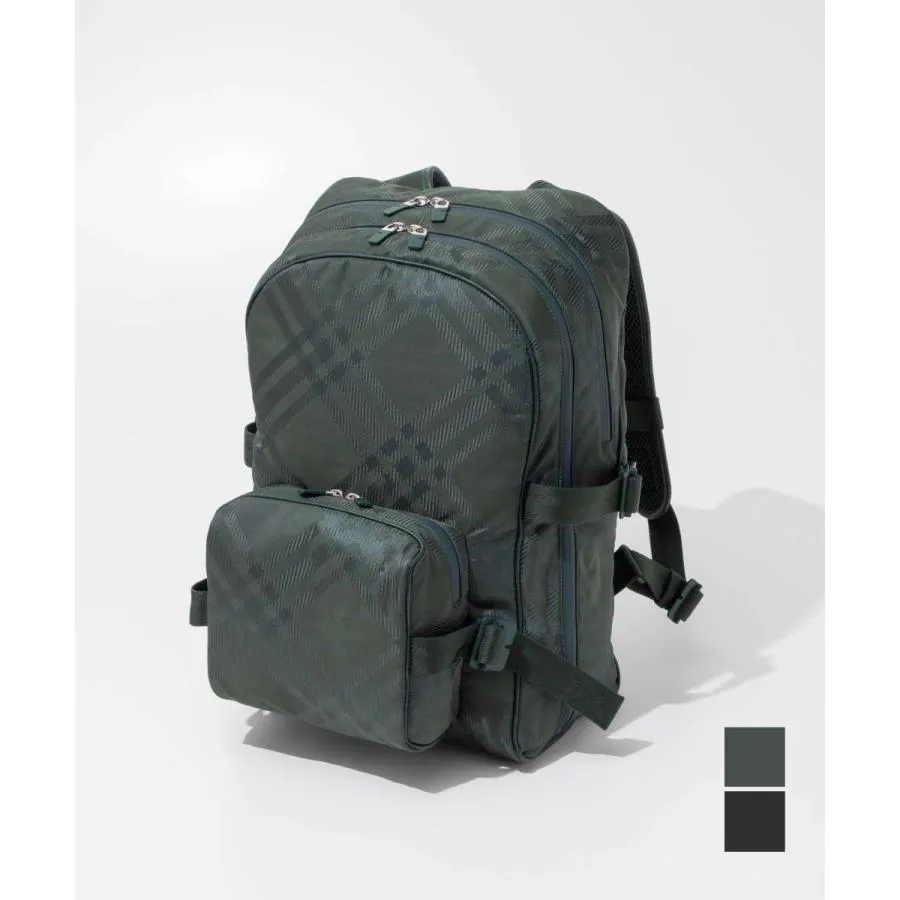 バーバリー BURBERRY ML BACKPACK NJ2 8080840 A1189 8080841 B7325 メンズ バック バックパック - チェックジャカード デイパック Backpack 爆買