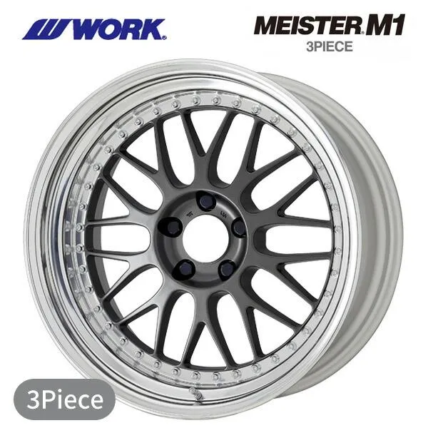 ワーク マイスター M1 3ピース MGM 17×10 +13 5/114.3 新品ホイール1本