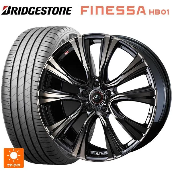 送料無料 サマータイヤホイール 4本セット 185/60R16 86H ブリヂストン フィネッサ HB01 正規品 ウェッズ レオニス VR 16-6