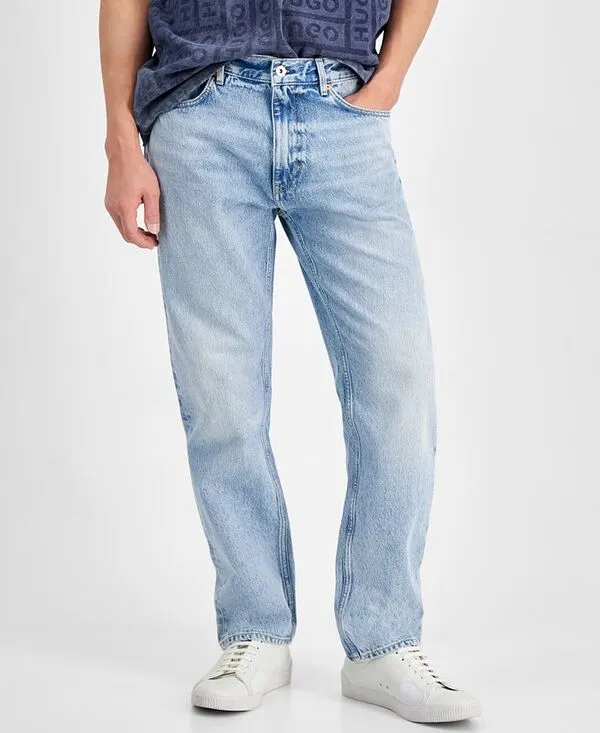 ヒューゴボス メンズ ボトムス デニムパンツ ジーンズ Hugo Boss Men Jeans Light Blue ブルー