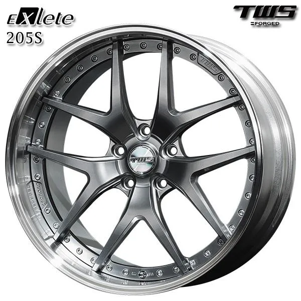 BMW (F30/F31/F32/F33/F36) サマータイヤホイールセット F:225/40R19 R:255/35R19 5H120 TWS EXlete 205S GM NITTO INVO ニットー インヴォ