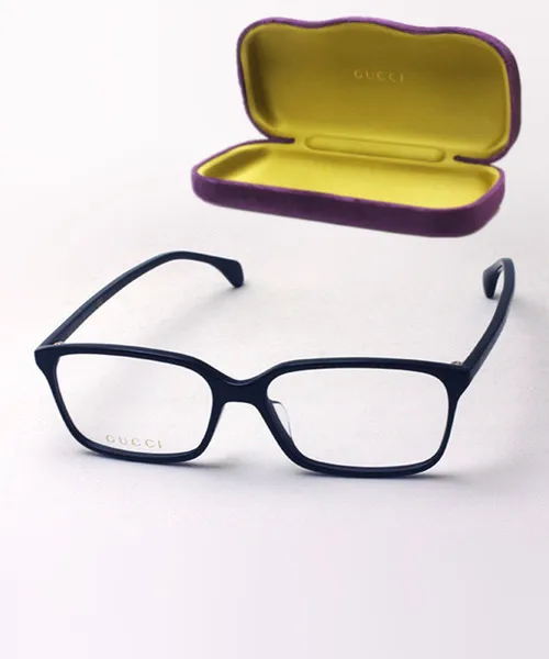 伊達メガネ メガネ 眼鏡 「GUCCI/グッチ」スクエア メガネ GG0553OA 001 メンズ レディース