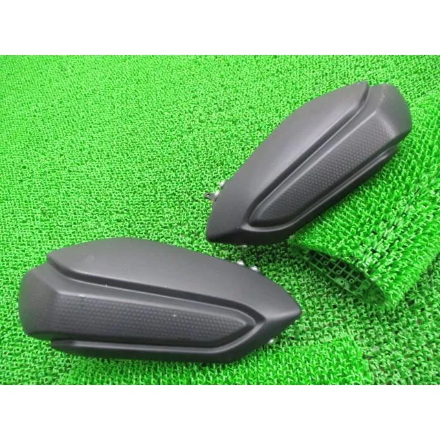 トリッカー ナックルガード 左右 黒 ヤマハ 純正 中古 バイク 部品 DG16J ワイズギア ペイント素材に 割れ欠け無し 車検 Genuine 27