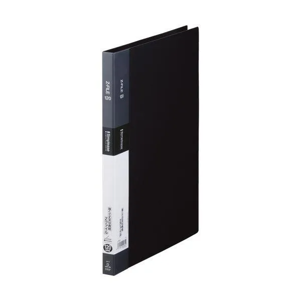 (まとめ) キングジム シンプリーズ ZファイルA4タテ 120枚収容 背幅17mm 黒 578SP 1セット(10冊) 〔×10セット〕