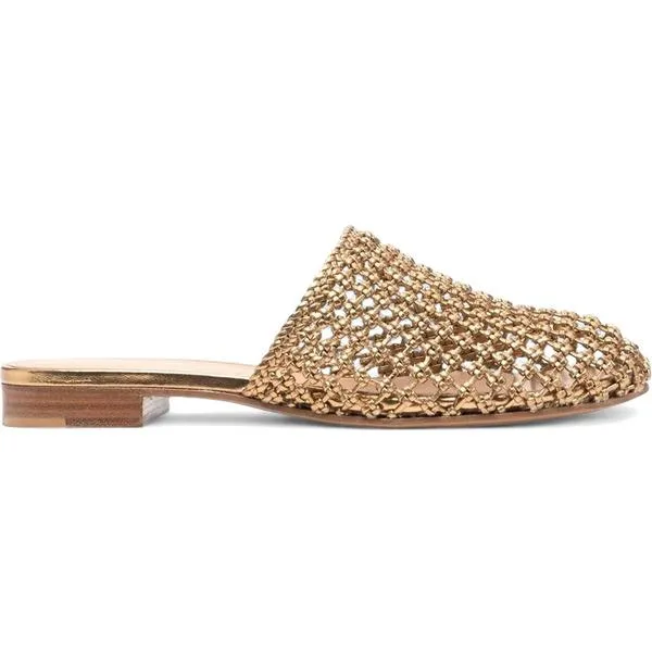 Ferragamo フェラガモ レディース スニーカー Ferragamo Ellas Knotted Leather Mules Green (Women's) 【サイズ US_9(26.0cm)】