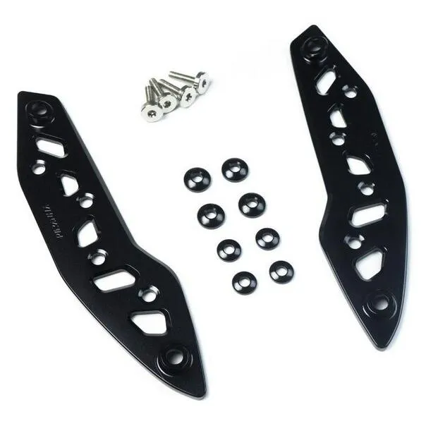 PIRANHA ピラニア CNC Special Edition Windshield Bracket for New X-MAX 2023 (Fits both stock and custom windshields) COLOR：Black X MAX YAMAHA ヤマハ