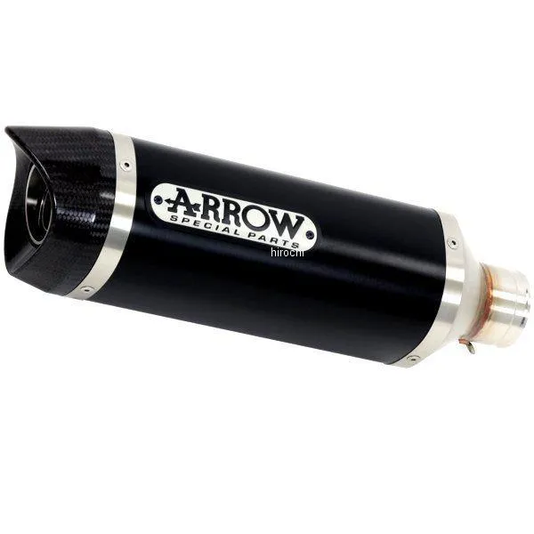 71722AKN-71446MI-CB600FHornet アロー ARROW フルエキゾースト THUNDER 07年-13年 CB600F HORNET アルミダーク/カーボンエンド SP店