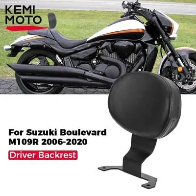 【並行輸入品】KEMIMOTO-PUレザーバイク 二輪バックレスト ドライバー ライダーシート 防水 防滴シート スズキ BURT M109R用パーツ
