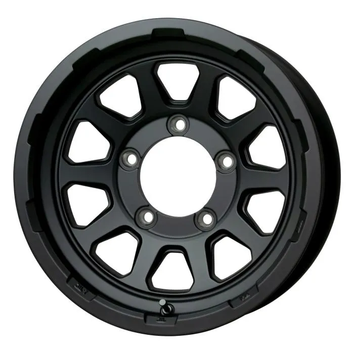 YOKOHAMA iceGUARD iG91 forVAN 195/80R15 107/105L MADCROSS RANGER マットブラック 15インチ 6J+0 5H-139.7 スタッドレス 4本セット