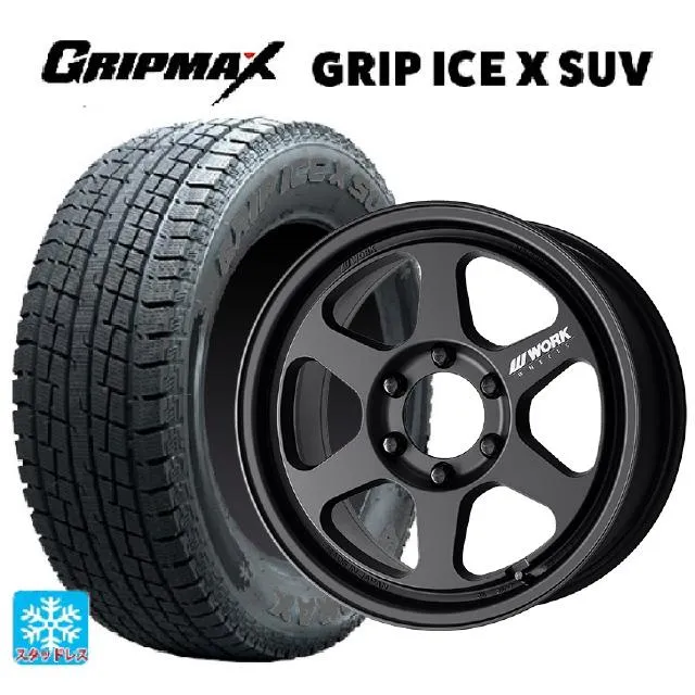 レクサス LX(300系)用 265/65R18 114Q グリップマックス グリップアイスX SUV ブラックレター マイスター L1 1ピース S