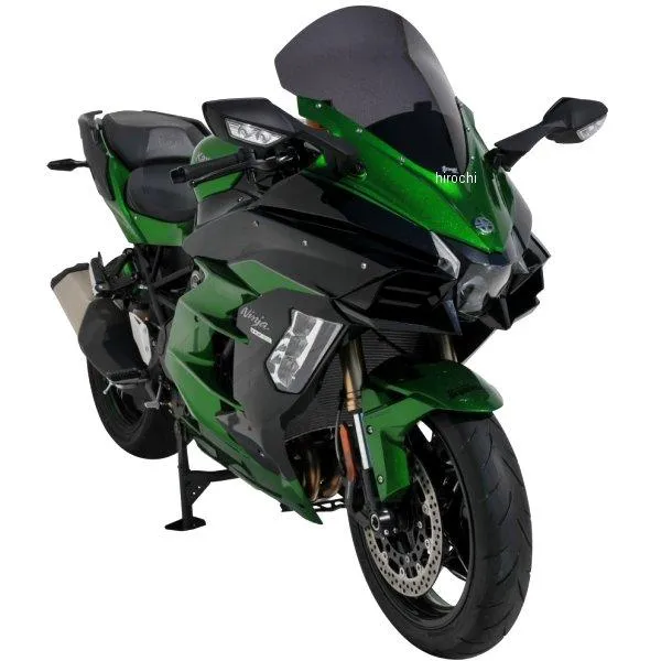 0103S76-02 0103S76-XX アルマックス ERMAX ハイプロテクション ウインドスクリーン 47cm 18年-21年 Ninja H2 SX SE ライトブラウン HD店