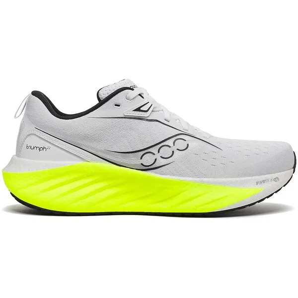 Saucony サッカニー メンズ スニーカー  【Saucony Triumph 22 White Citron】  サイズ US_12.5(30.5cm) White/Citron