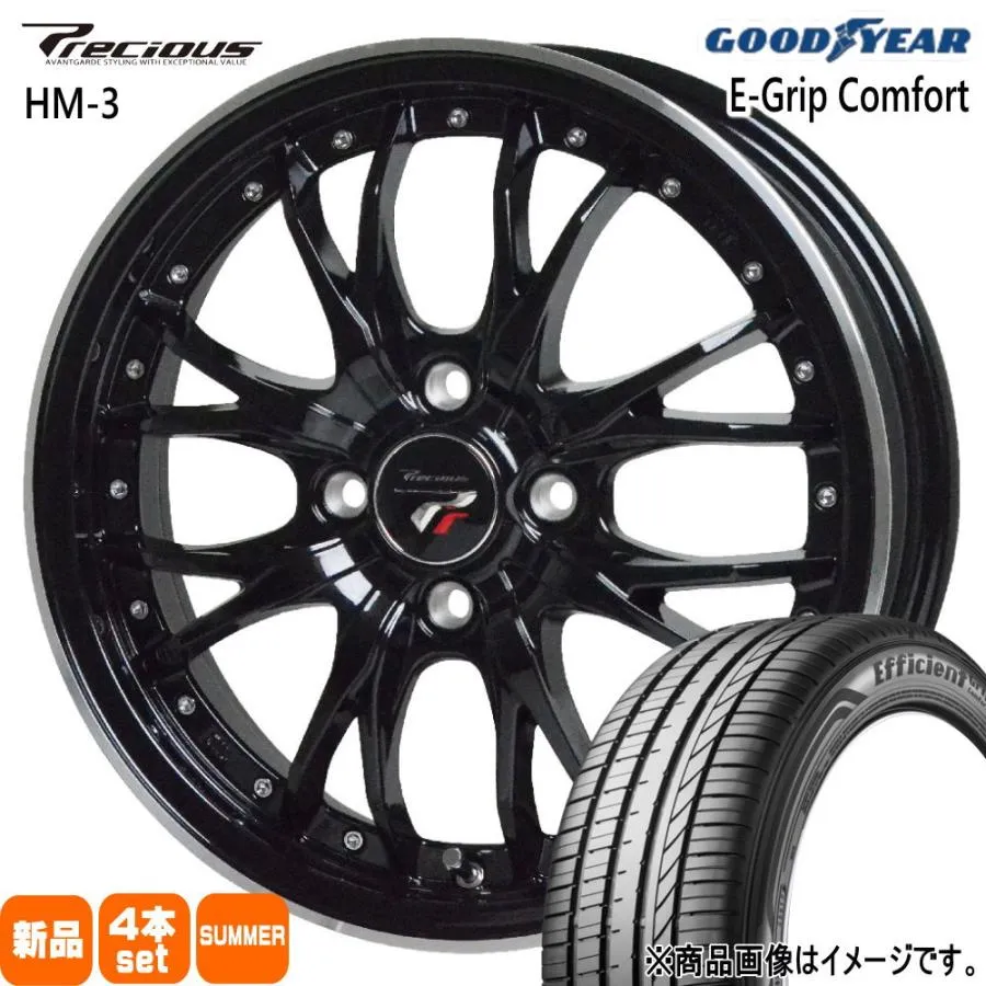 ラパン ムーヴ ゼスト  グッドイヤー 165/50R15 73V EfficientGrip Comfort 夏用 サマータイヤ Precious HM-3 15インチ