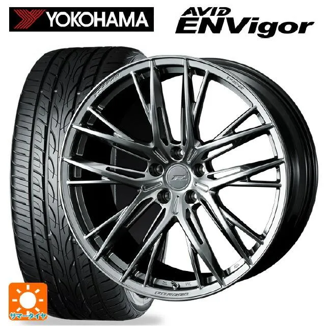 送料無料 サマータイヤホイールセット 235/45R18 98W ヨコハマ エービット エンビガー S321 ウェッズ エフゼロ FZ-5 18-8J