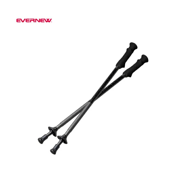 【EVERNEW エバニュー】Johnnie hiker / double ジョニーハイカーダブル トレッキングポール ダブルストック カーボン 軽量化 最大135cm ULギア トレッキング キャンプ アウトドア EBH502