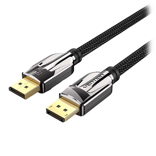 VENTION DP Male to Maleケーブル 8K対応 1.5m Black HC-2816  | ケーブル 関連単語 DVI  変換 ケーブル HDMI VGA インターフェース ディスプレイ パソコン DVD アナログ デジタル usb PC 周辺機器 アクセサリー 転送 信号