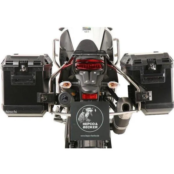 6514564 00 22-01-40 ヘプコアンドベッカー HEPCO\u0026BECKER サイドキャリア カットアウトセット 20年 テネレ700 黒 JP店