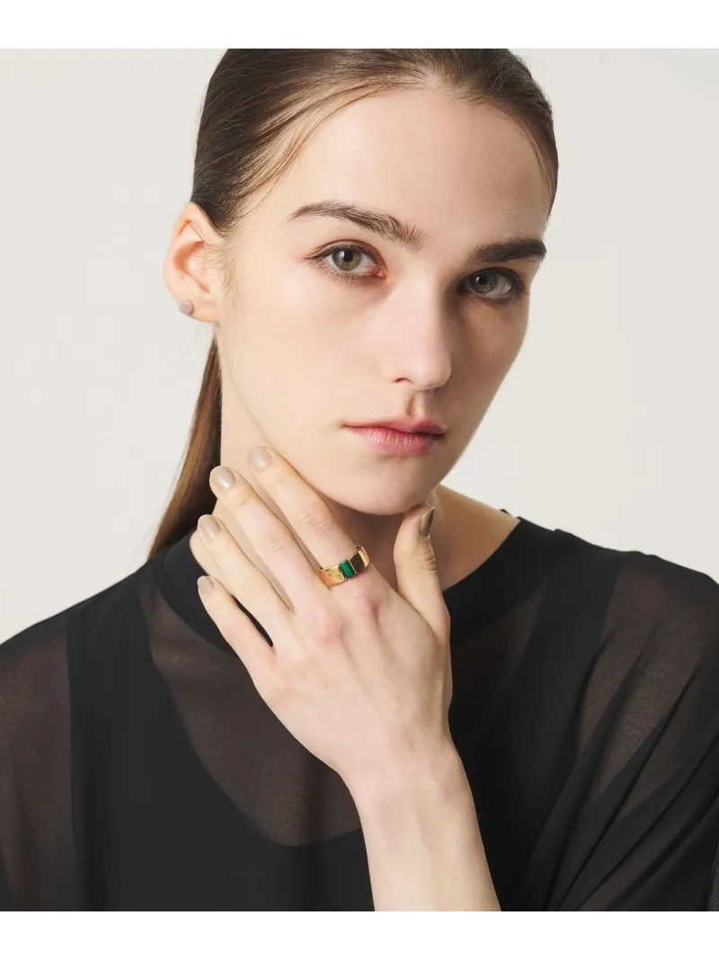 BEAUTY\u0026YOUTH UNITED ARROWS ＜eoa＞ストーン シック リング ビューティー＆ユース ユナイテッドアローズ アクセサリー・腕時計 リング・指輪 シルバー ゴールド【送料無料】