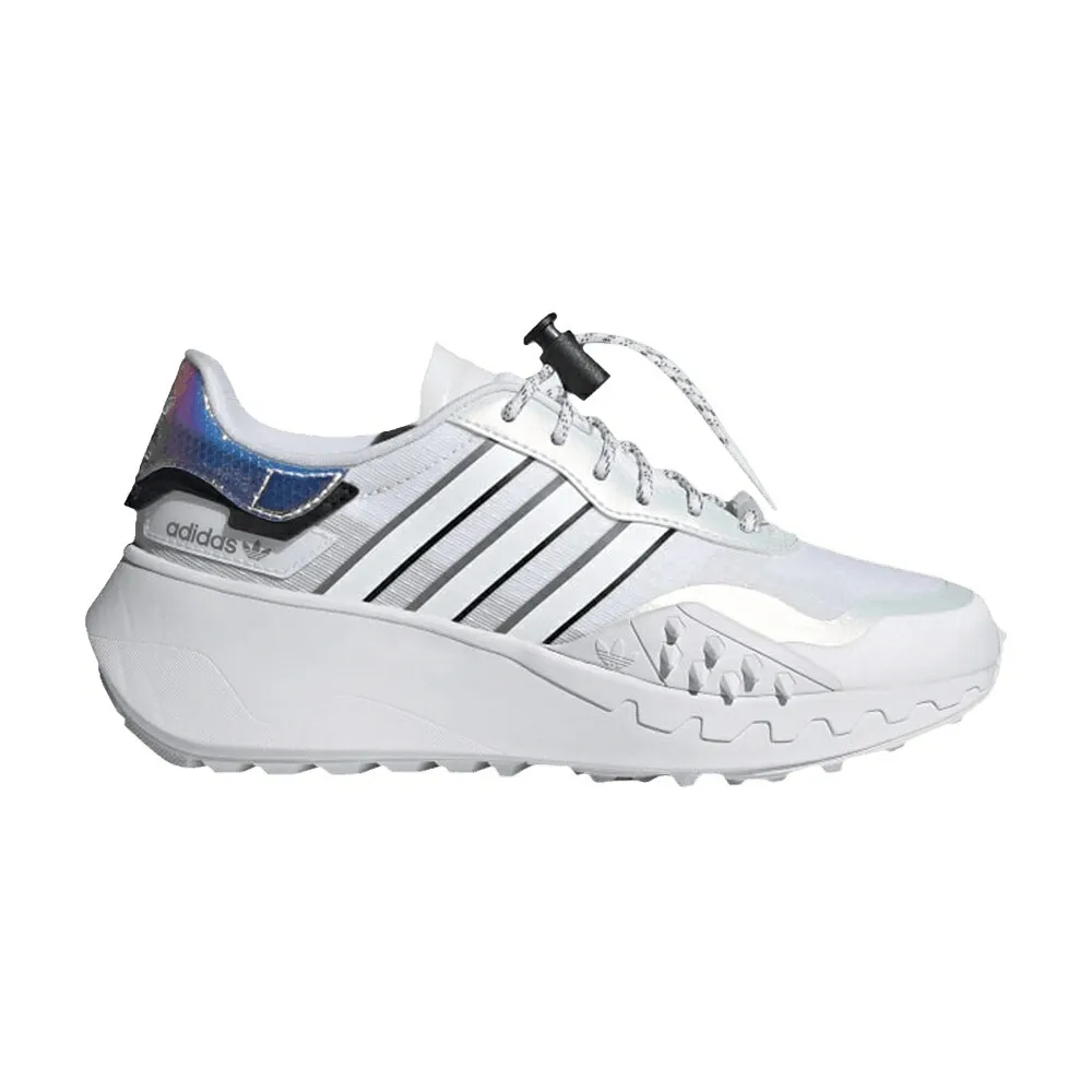 アディダス 白色 ホワイト コア 黒色 ブラック 灰色 グレー WHITE GREY スニーカー レディース ADIDAS WMNS CHOIGO / CLOUD WHITE CORE BLACK GREY
