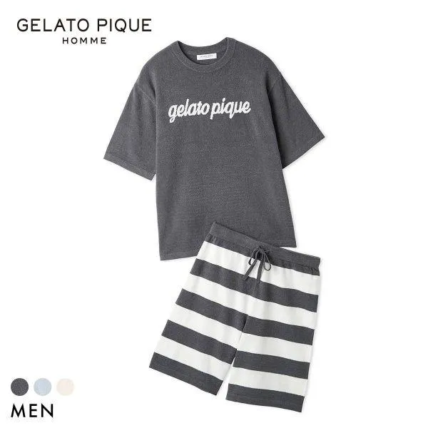 ジェラートピケ オム スムーズィーliteセットアップ ジェラピケ ルームウェア パジャマ GELATO PIQUE HOMME