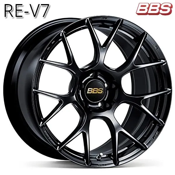 BBS RE-V7 【RE-V7029】 18インチ 9.5J 5H114.3 +22 ブラック(BK) アルミホイール単品 1本 4本以上送料無料