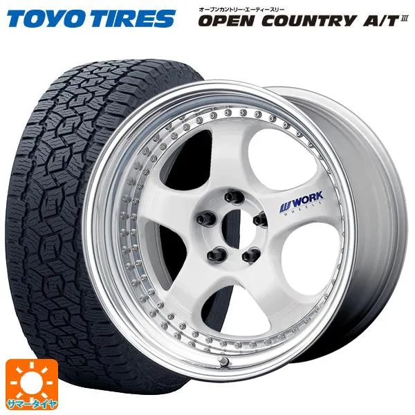 ミツビシ アウトランダーPHEV(5LA GNOW)用 235/60R18 103H トーヨー オープンカントリー AT3 ホワイトレター マイスター