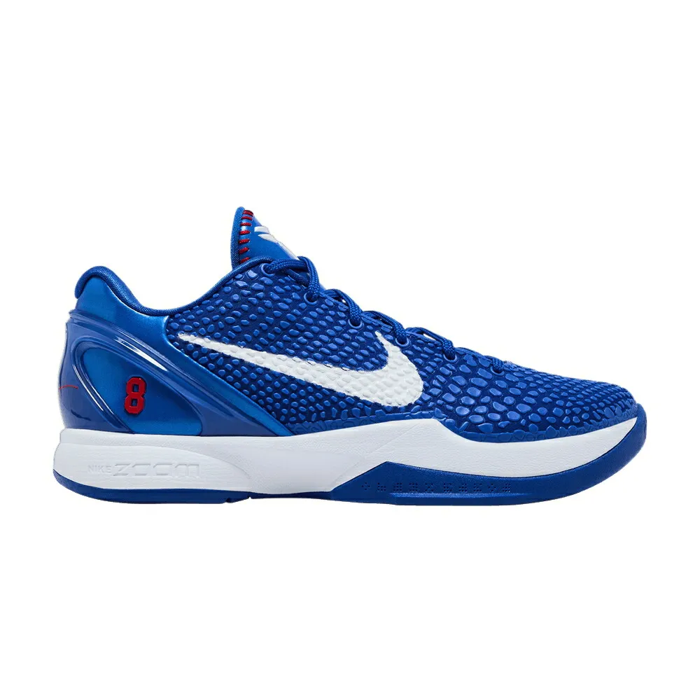 ナイキ ズーム コービー プロトロ ゲーム 白色 ホワイト 赤 レッド DODGERS ゲームロイヤル 青 ブルー スニーカー メンズ NIKE ZOOM KOBE 6 PROTRO / GAME ROYAL WHITE UNIVERSITY RED