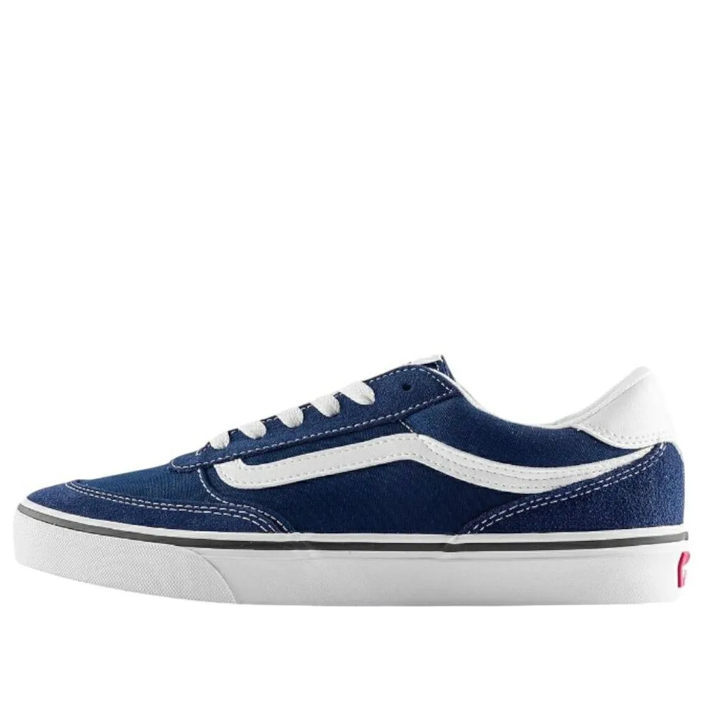 ヴァンズ バンズ ブルックリン 紺色 ネイビー 白色 ホワイト NAVY WHITE スニーカー メンズ VANS BROOKLYN LS VN000D7QLKZ / NAVY WHITE