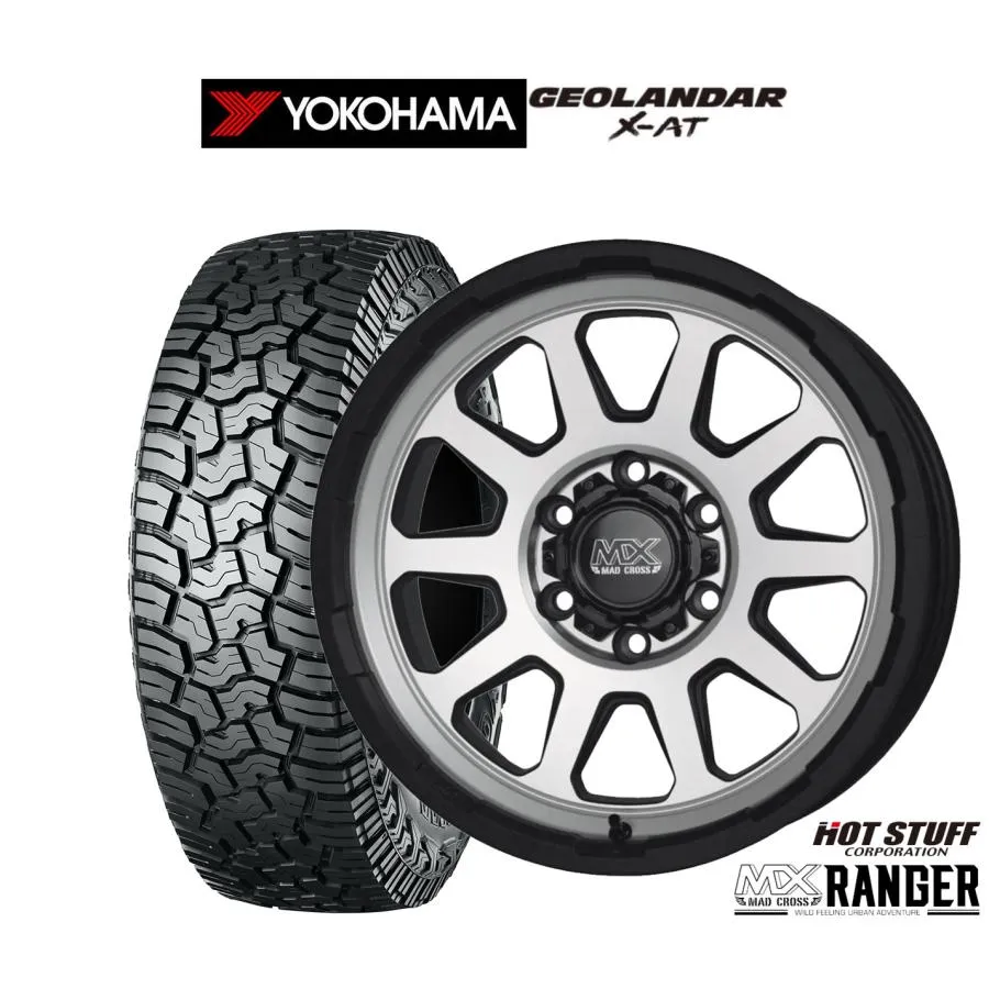 サマータイヤ ホイール4本セット ホットスタッフ マッドクロス レンジャー ヨコハマ GEOLANDAR ジオランダー X-AT (G016) 285/60R18