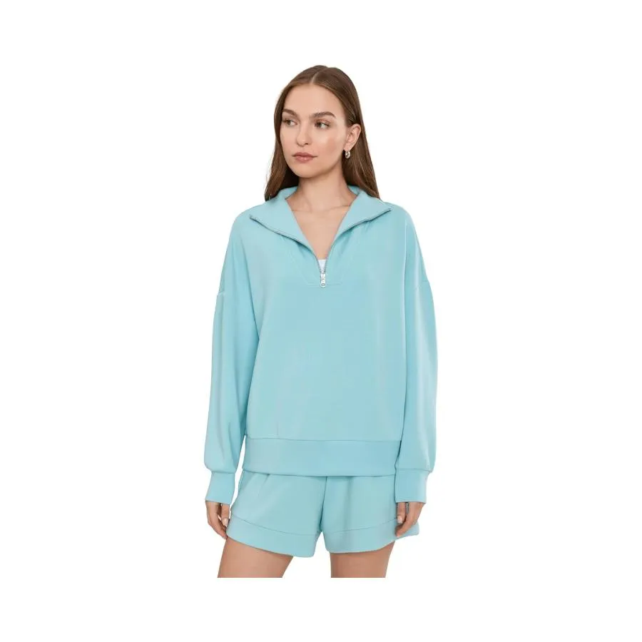 (取寄) バーリー レディース ハーレイ 1/2 ジップ セーター Varley women Hawley 1/2