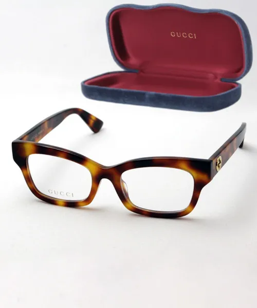 伊達メガネ メガネ 眼鏡 「GUCCI/グッチ」フォックス メガネ GG0031OA 002 レディース