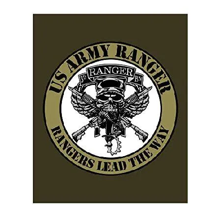 【並行輸入品】 United States Army Ranger - Military Wall Decor, This Rangers Lead The Way - Motivational Wall Art Print Is Ideal For Wall Decor, Home