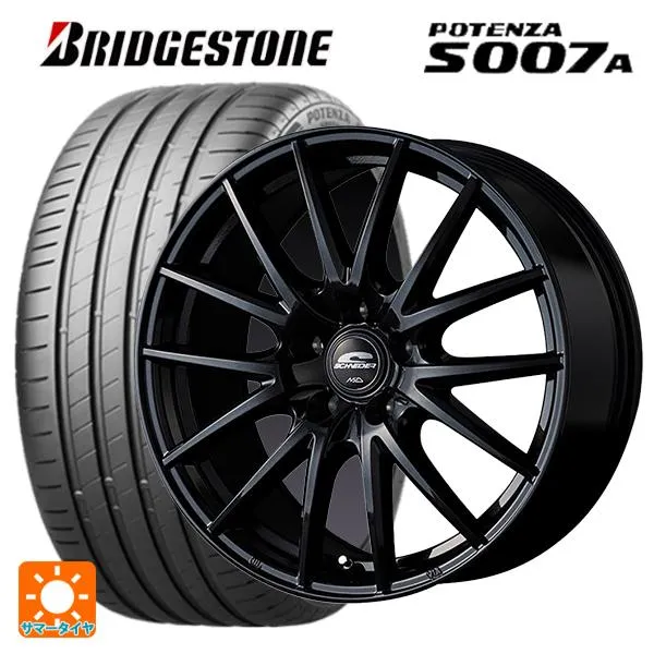 トヨタ GRヤリス(PA系)用 225/40R18 92Y XL ブリヂストン ポテンザ S007A 正規品 MIDホイール SQ27