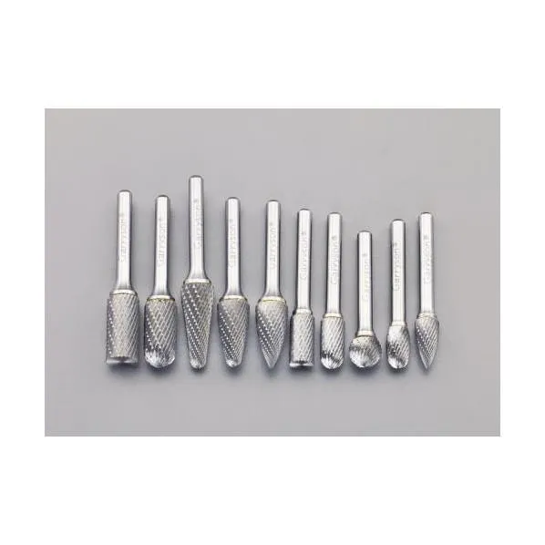 エスコ 10本組 超硬カッター(6mm軸) EA819J-13