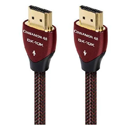 【平行輸入品】AudioQuest シナモン 48 8K-10K 48Gbps HDMIケーブル 2.5フィート (0.75m)