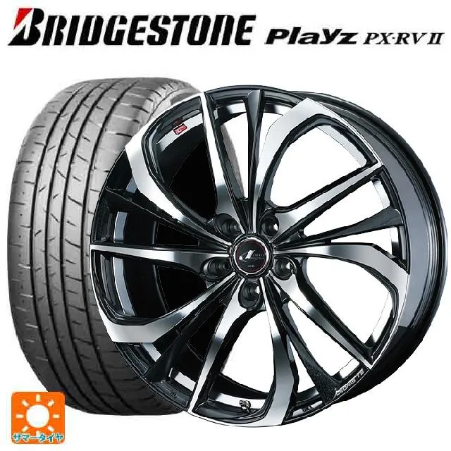 トヨタ アルファード(30系)用 235/50R18 101V XL ブリヂストン プレイズ PX-RV2 正規品 レオニス TE