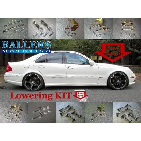 BENZ W221 S65 Sクラス ロワリングキット エアサス車用 ローダウンキット ロアリングキット 車高調整 ベンツ