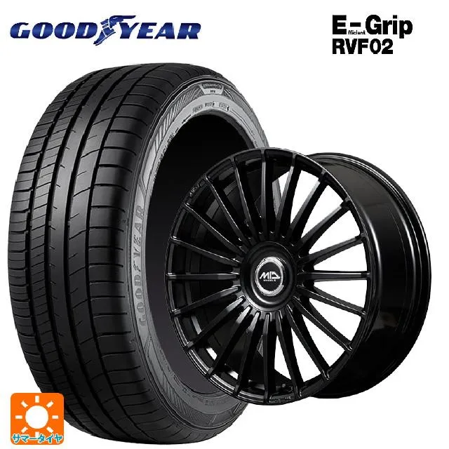 送料無料 サマータイヤホイール 4本セット 225/50R18 99V XL グッドイヤー エフィシェントグリップ RVF02 エムアイディー MID