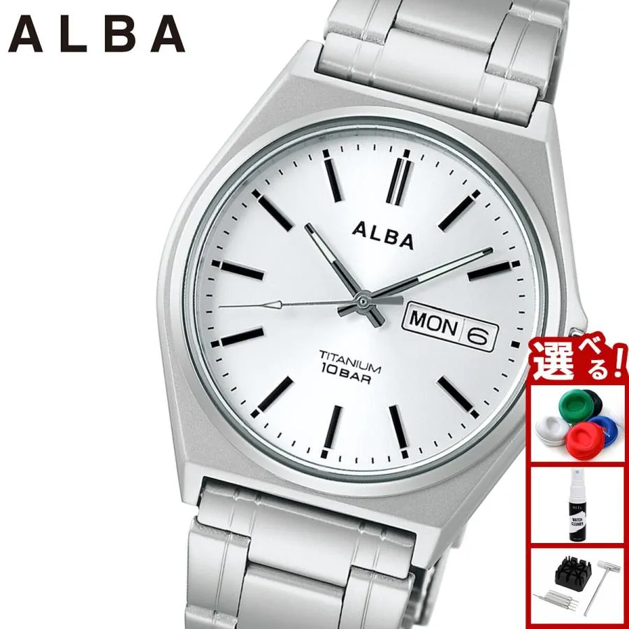 （豪華おまけ有） セイコー アルバ スタンダード SEIKO ALBA 腕時計 メンズ チタン AEFJ412