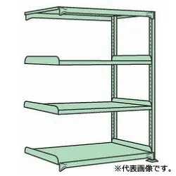 【連結型】スチール棚 中量ラック150kg/段タイプ 高さ2100×間口1190×奥行600mm 棚板4枚 業務用ラック お客様組立 送料別 法人様限定商品