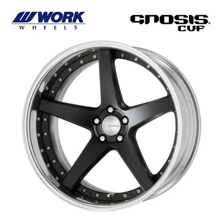 21インチ 5H120 9.5J 9.5J+23〜−20 5穴 ホイール 【2本セット 新品】  GNOSIS CVF FULL REVERSE ディープコンケイブ STANDARD Hdisk
