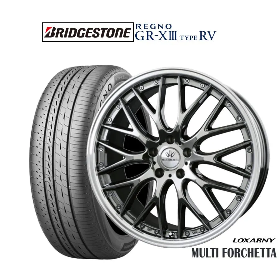 サマータイヤ ホイール4本セット BADX ロクサーニ マルチフォルケッタ ブリヂストン REGNO レグノ GR-XIII(GR-X3) TYPE RV 245/40R20