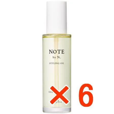ナプラ ノート バイ エヌドット スタイリングオイル シアーブルーム 100ml 6個 NOTE by N.