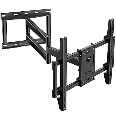 WNJQBY 壁掛けテレビ金具アーム式 32-80 インチ液晶対応 大型 前後＆左右\u0026上下多角度調節回転90度可能 可動式 フルモーション式,VESA規格最大600×400 mm,耐荷重60kg,40 42 43 55 60 65 70 75 型チル